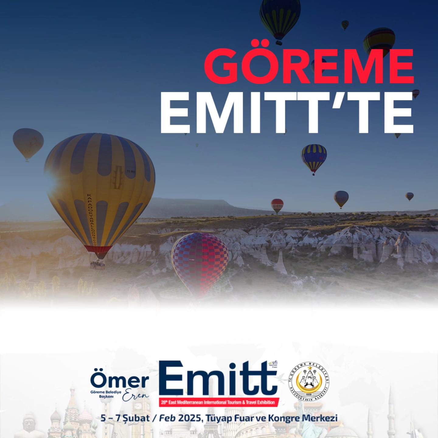 Göreme, EMİTT Turizm Fuarında Yerini Aldı