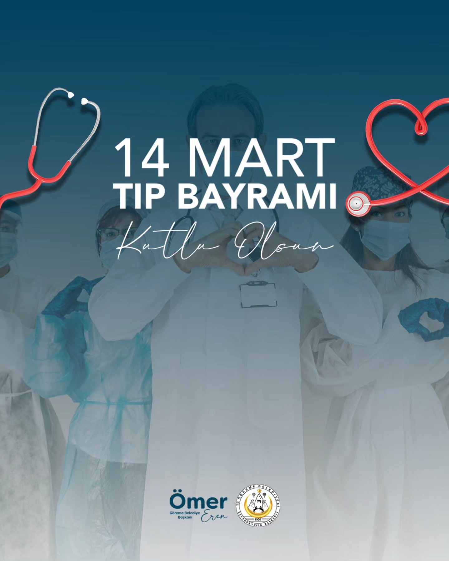 Başkan Eren’den 14 Mart Tıp Bayramı Mesajı