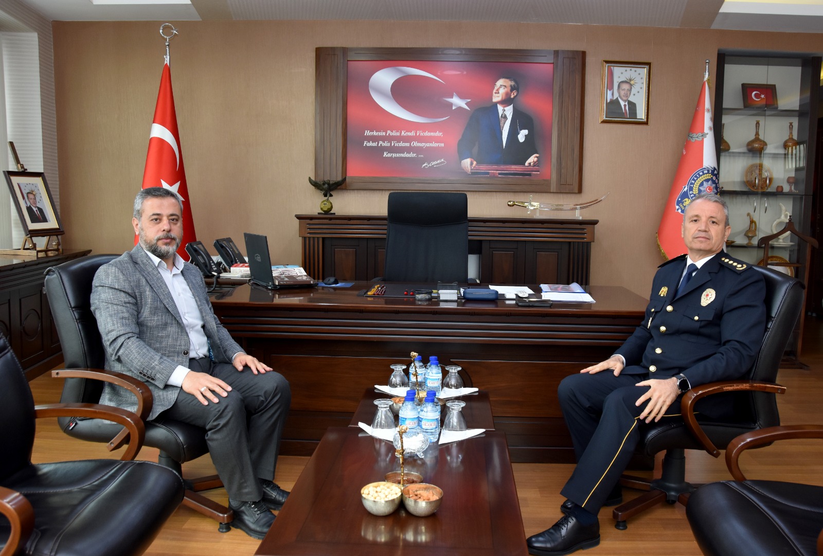 AK Parti Nevşehir Milletvekili Özgün, Emniyet Müdürü Loğoğlu’nu Ziyaret Etti