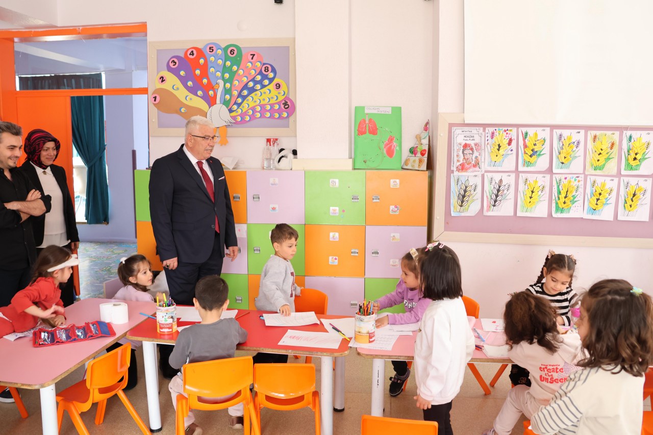 50.YIL ANAOKULU ÖĞRENCİ VE ÖĞRETMENLERİNE ZİYARET