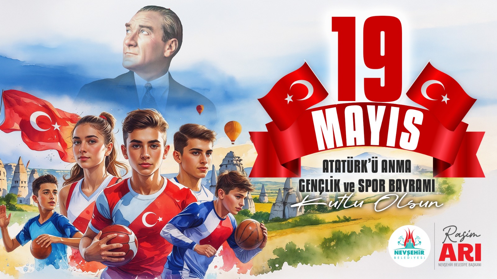 Belediye Başkanı Rasim Arı’nın 19 Mayıs Mesajı