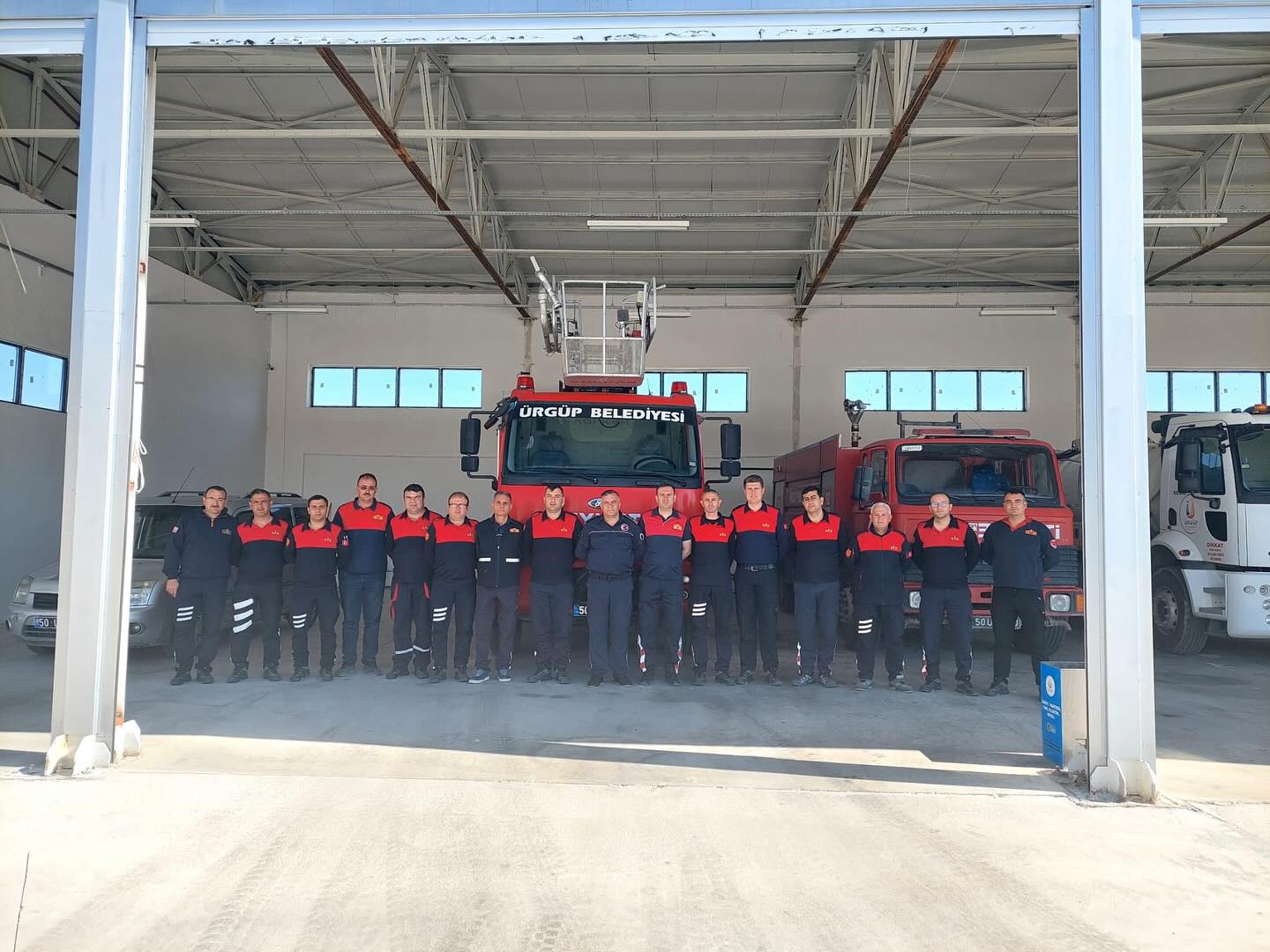 Mersin Büyükşehir Belediyesi İtfaiyecileri, Ürgüp Belediyesi İtfaiyecilerini Eğitiyor