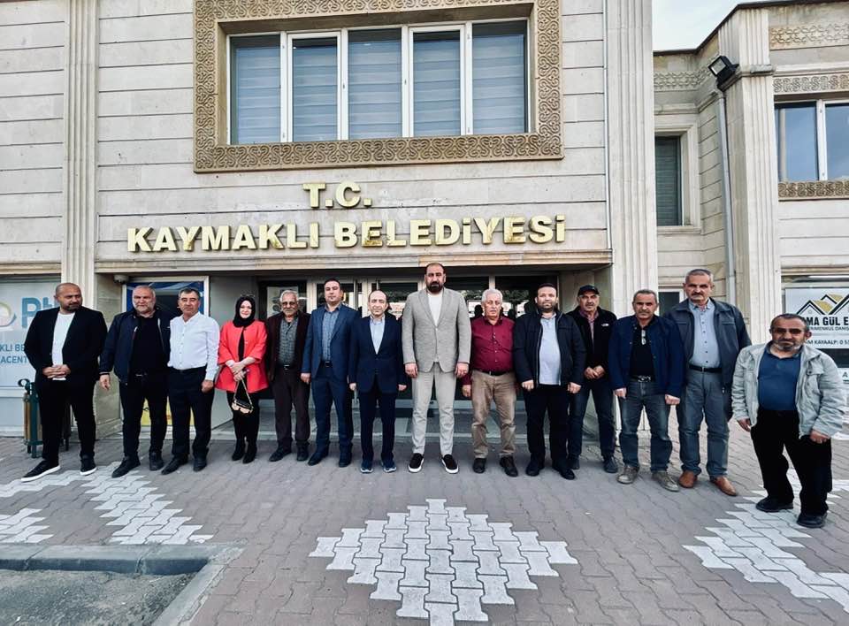 BAŞKAN HARUN ÇEKİÇ, AK PARTİ MERKEZ İLÇE BAŞKANI SONUGELEN VE HEYETİNİ AĞIRLADI