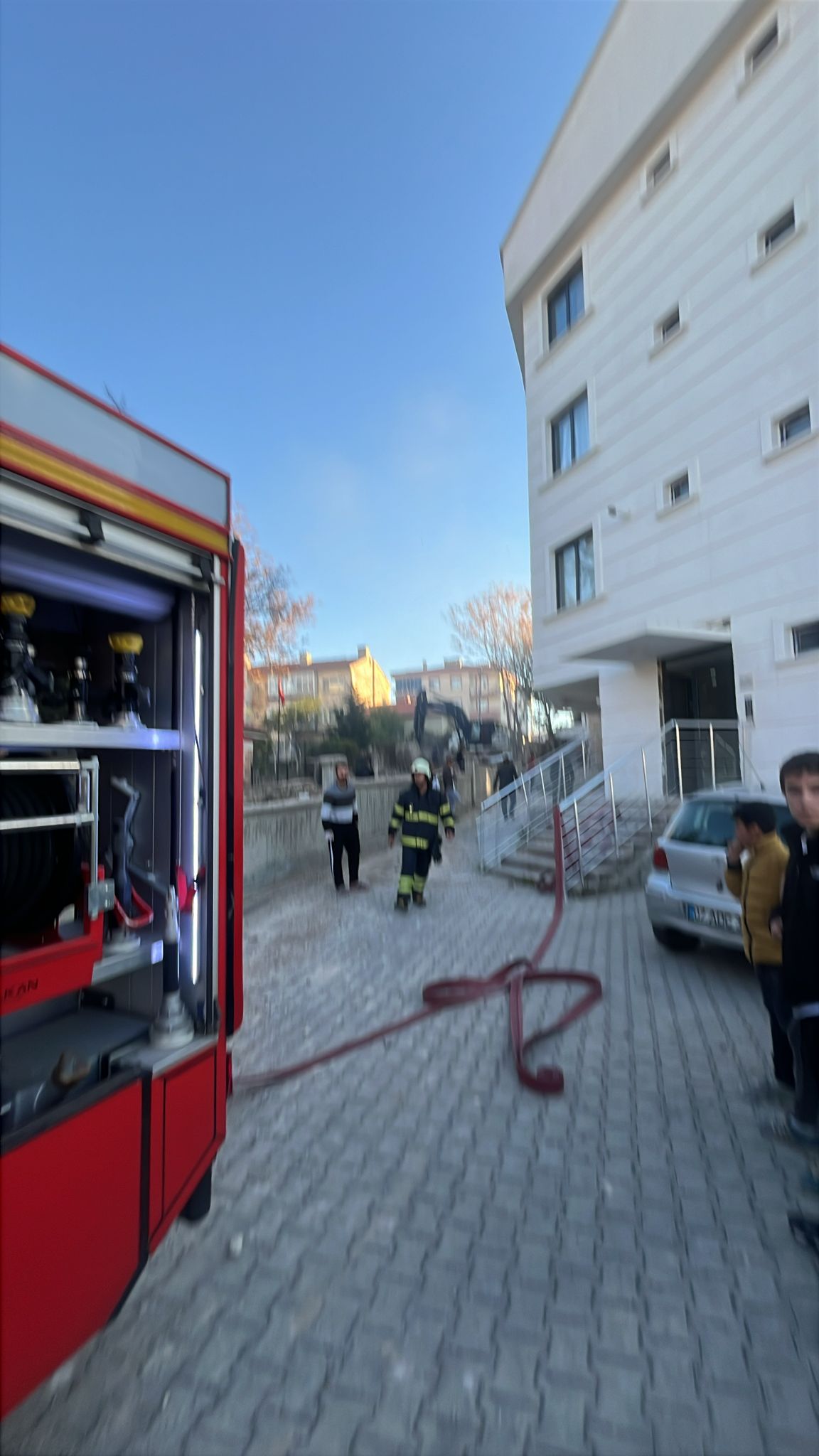 Emek Mahallesinde  yangın