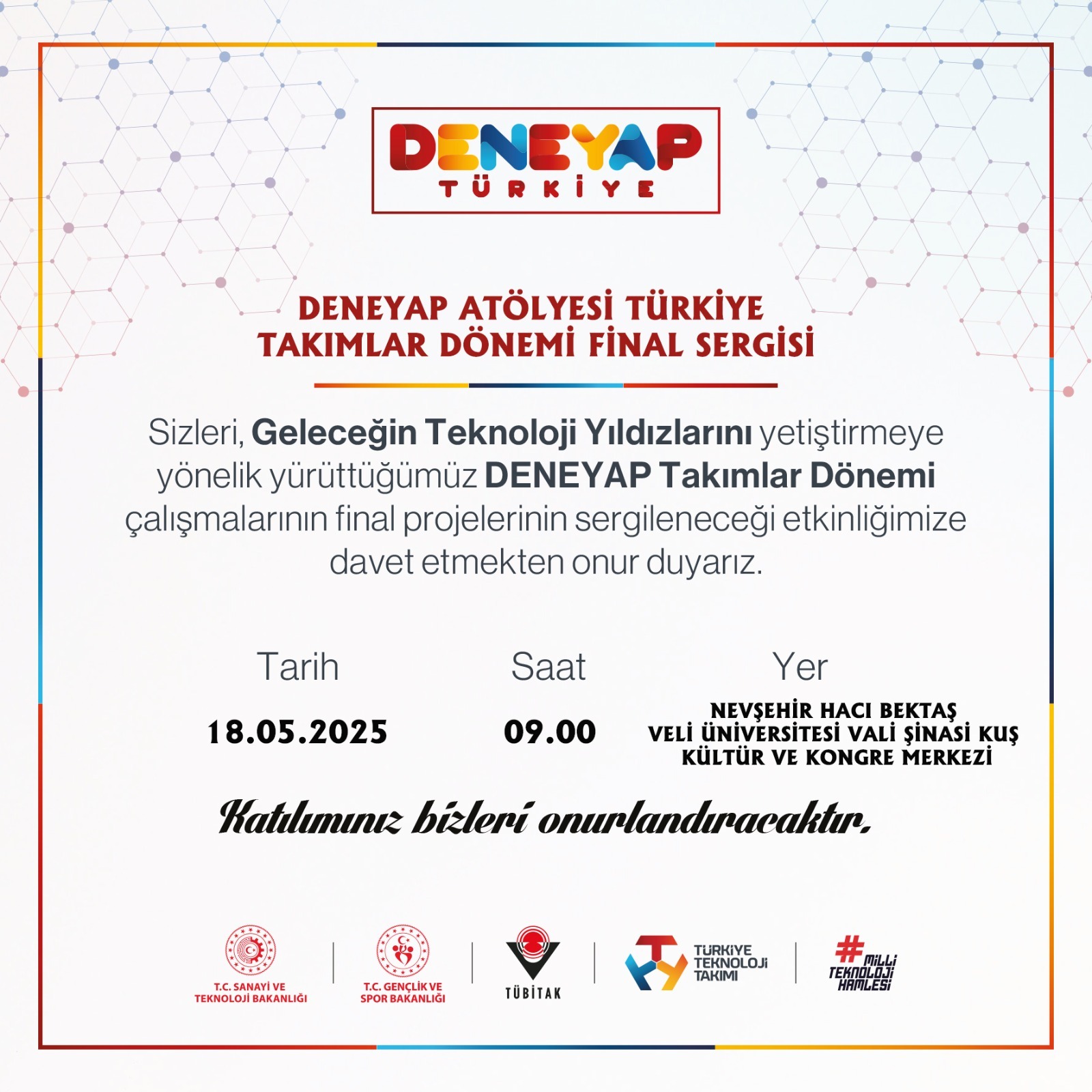 Genç Zihinlerden Büyük Fikirler: DENEYAP Final Sergisi Başlıyor