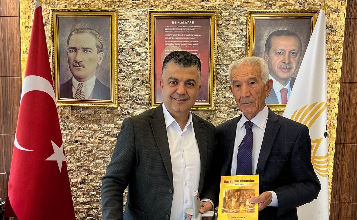 EĞİTİM ÇINARI FEVZİ KARACA’DAN BAŞKAN ÖZÇELİK’E ZİYARET
