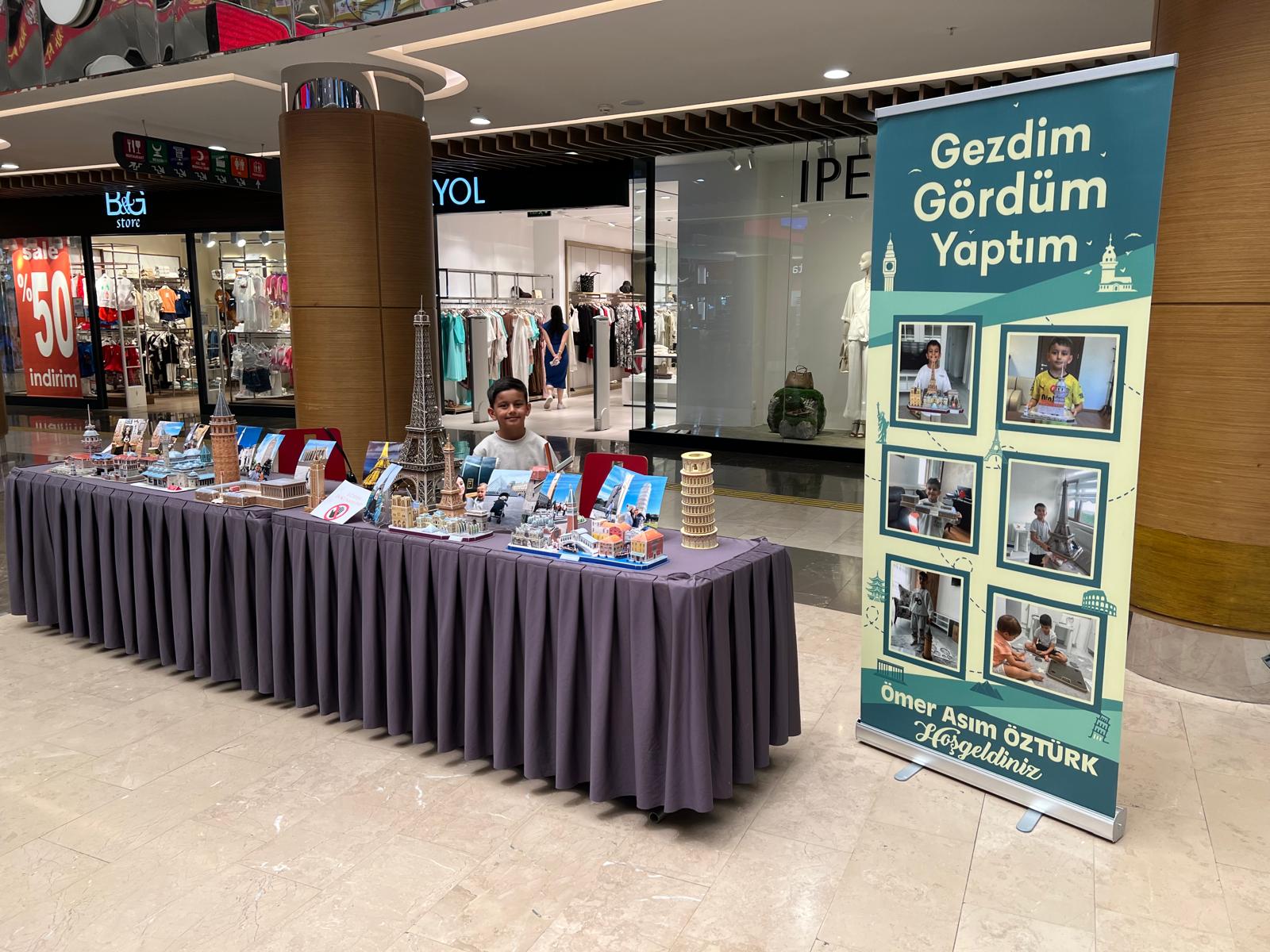 7 Yaşındaki Ömer Asım Öztürk’den 3 Boyutlu Maket Sergisi