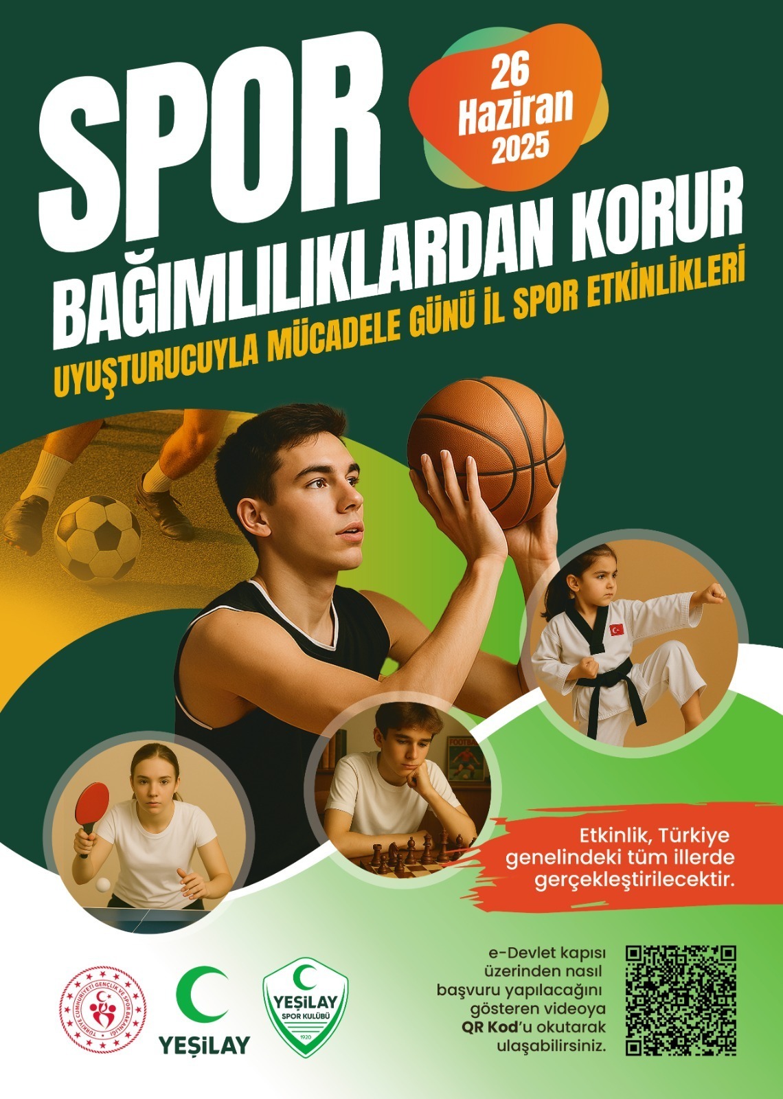 Nevşehir’de 26 Haziran’da Sporla Farkındalık Etkinlikleri Gerçekleştirilecek