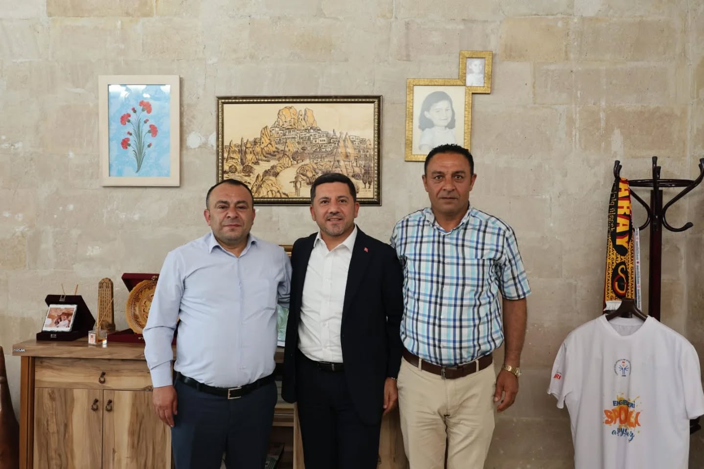 Derinkuyu Belediye Başkanı İnce, Başkan Arı’yı Ziyaret Etti