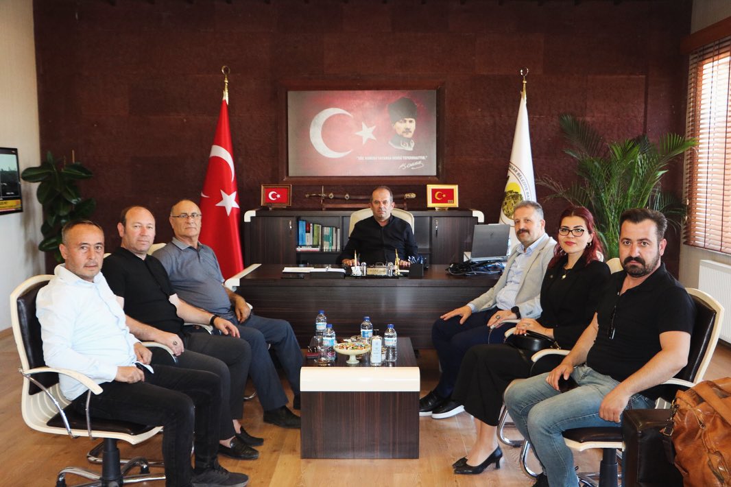 MHP Merkez İlçe Heyetinden Başkan Çamcı’ya Ziyaret