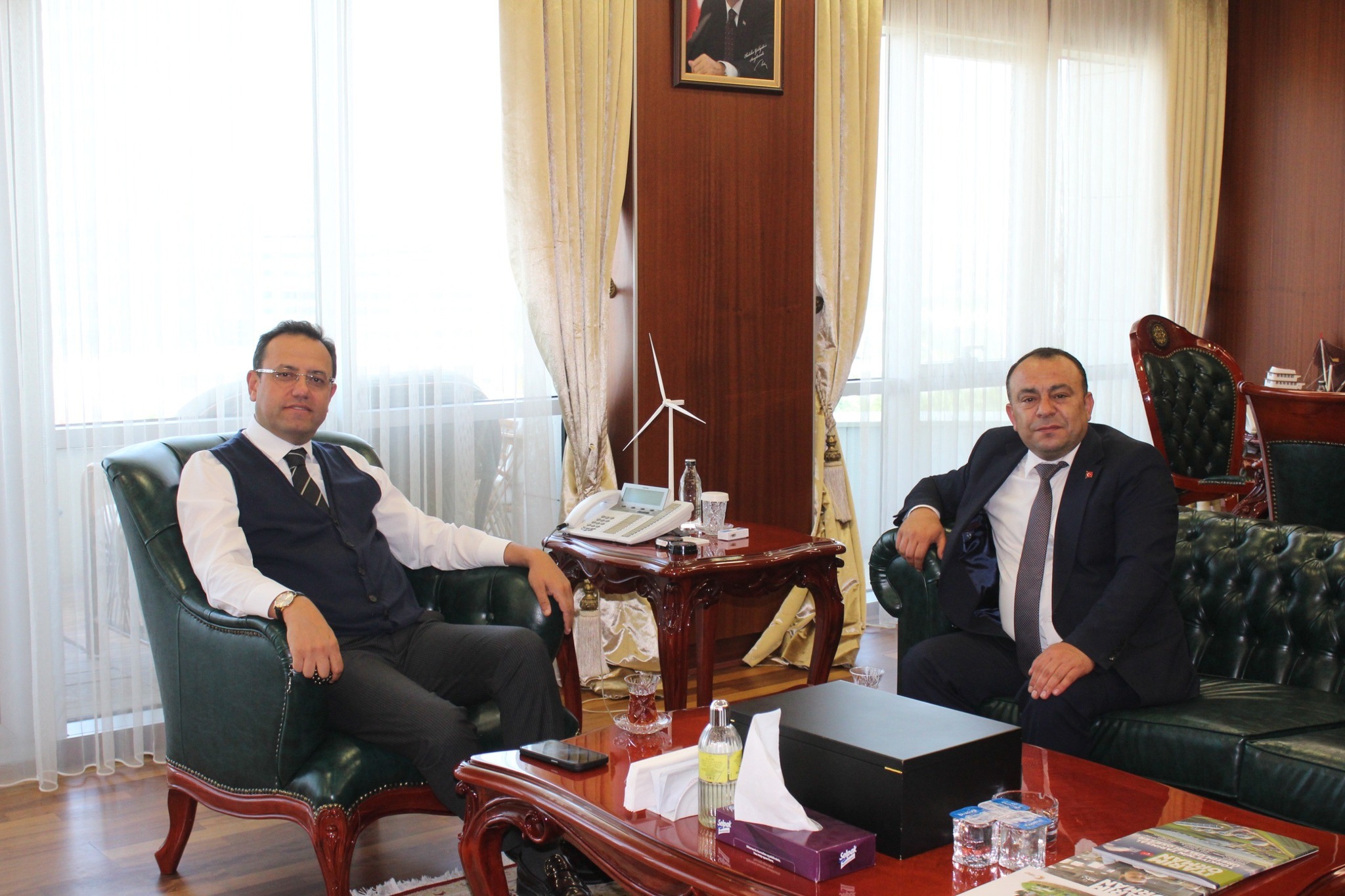 Başkan İnce ,Tarım ve Orman Bakan Yardımcısı Gizligider’i Ziyaret Etti