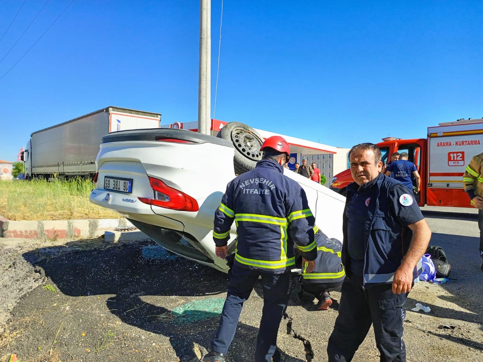 Nevşehir – Aksaray yolunda kaza: 5 yaralı