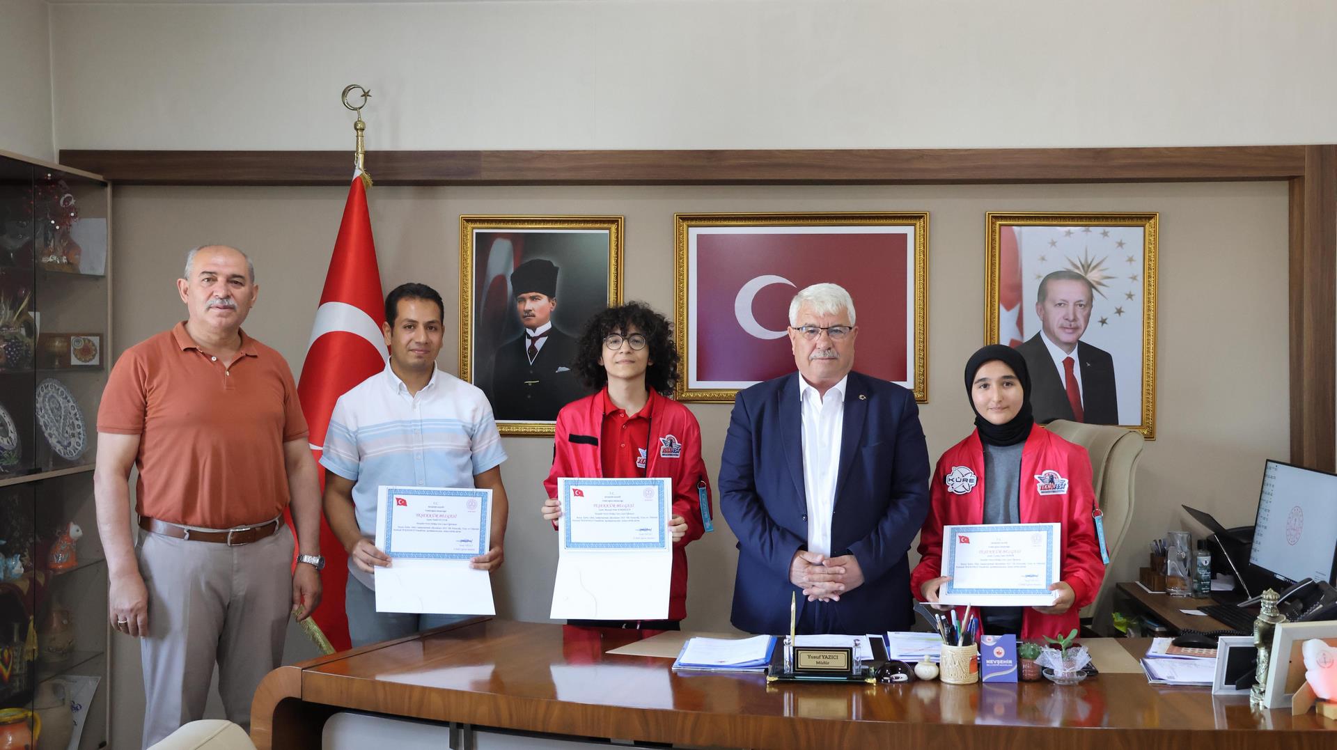 Fevzi Dirikoç Fen Lisesi Öğretmen ve Öğrencilerinden, Yazıcı’ya Ziyaret