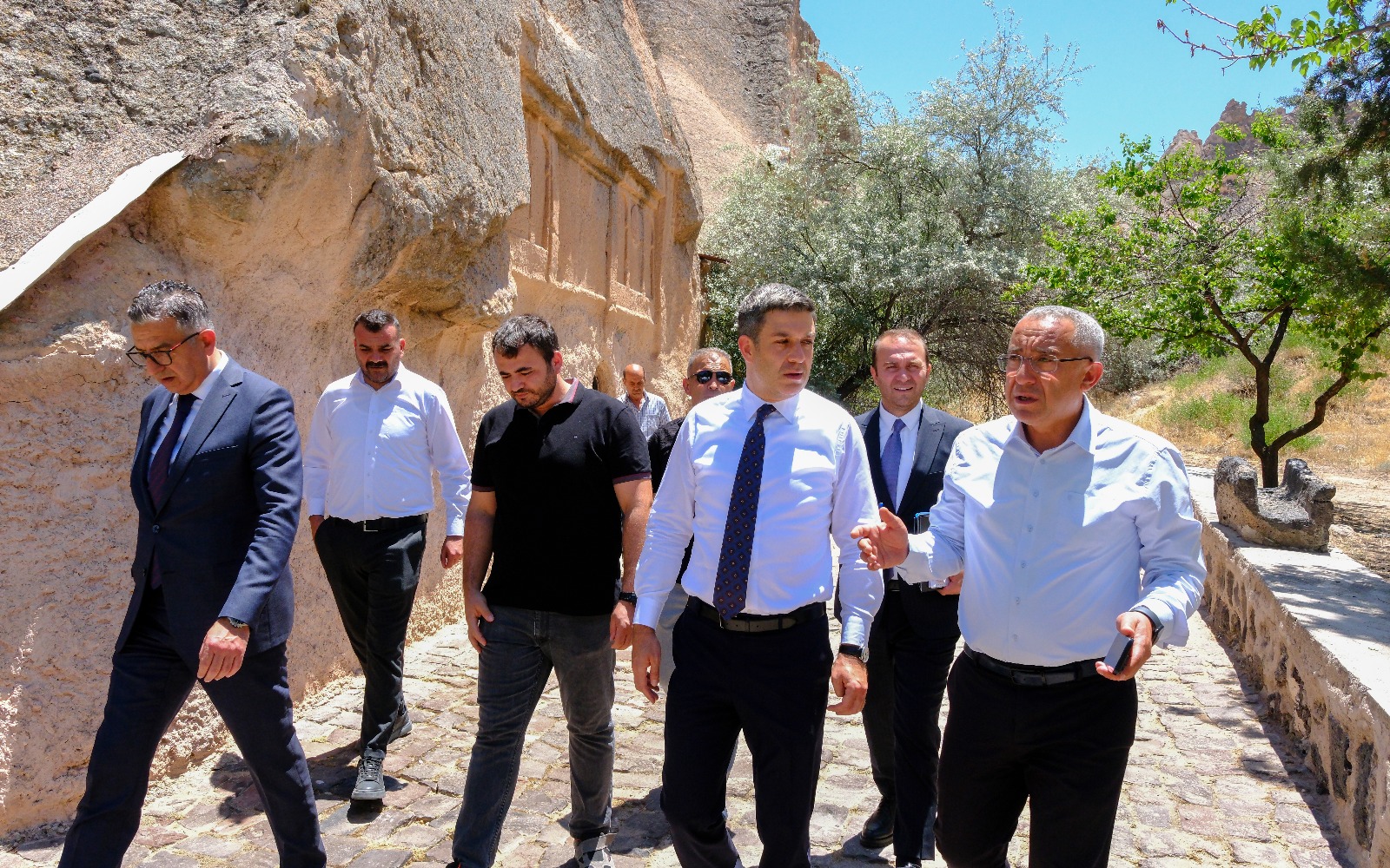 Başkan Çiftci, Kapadokya Alan Başkanı Aslanbay ve Ekibini Ağırladı