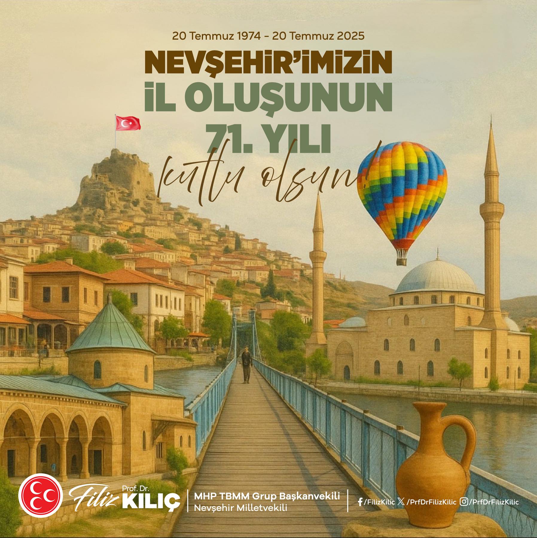 KILIÇ’DAN 71. YIL KUTLAMASI