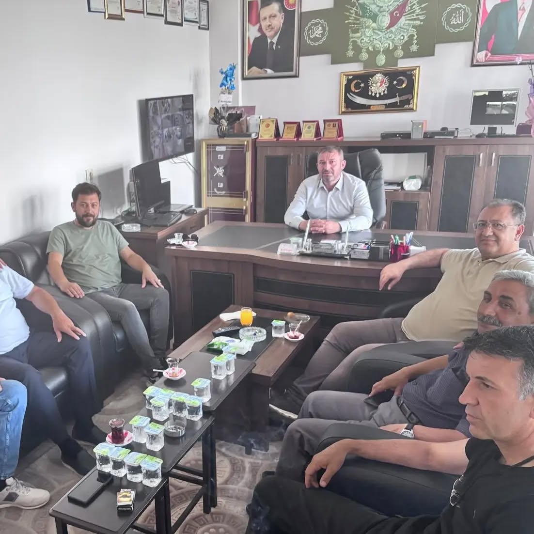 Yumuş ve Altıntaş’dan Candan’a Hayırlı Olsun Ziyareti