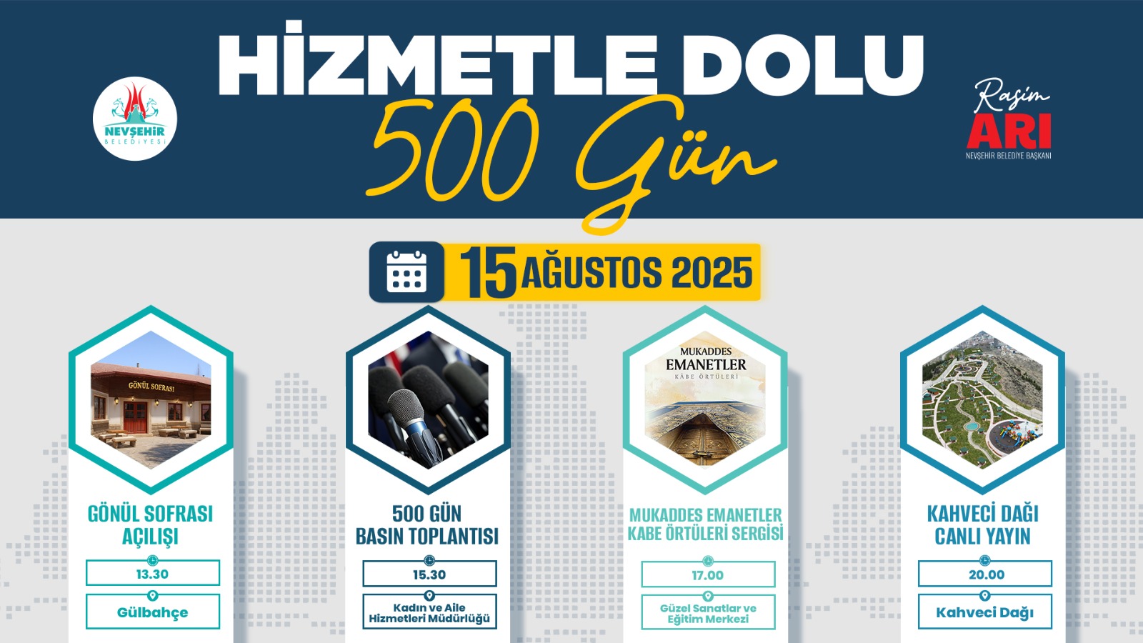 Belediye Başkanı Rasim Arı, 500 Günlük Çalışmaları Düzenleyeceği Basın Toplantısı İle Anlatacak