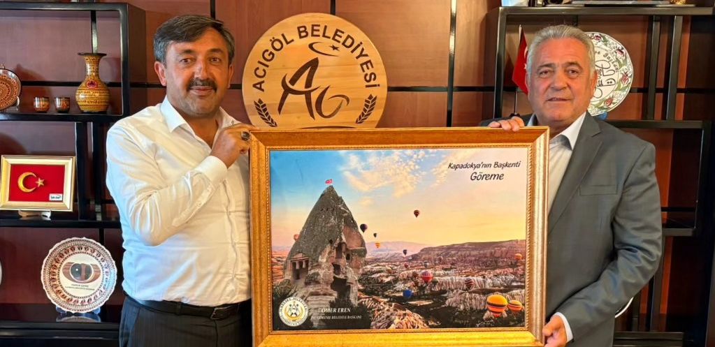 Göreme Belediye Başkan Eren’den Acıgöl Belediye Başkanı Eroğlu’na Nezaket Ziyareti