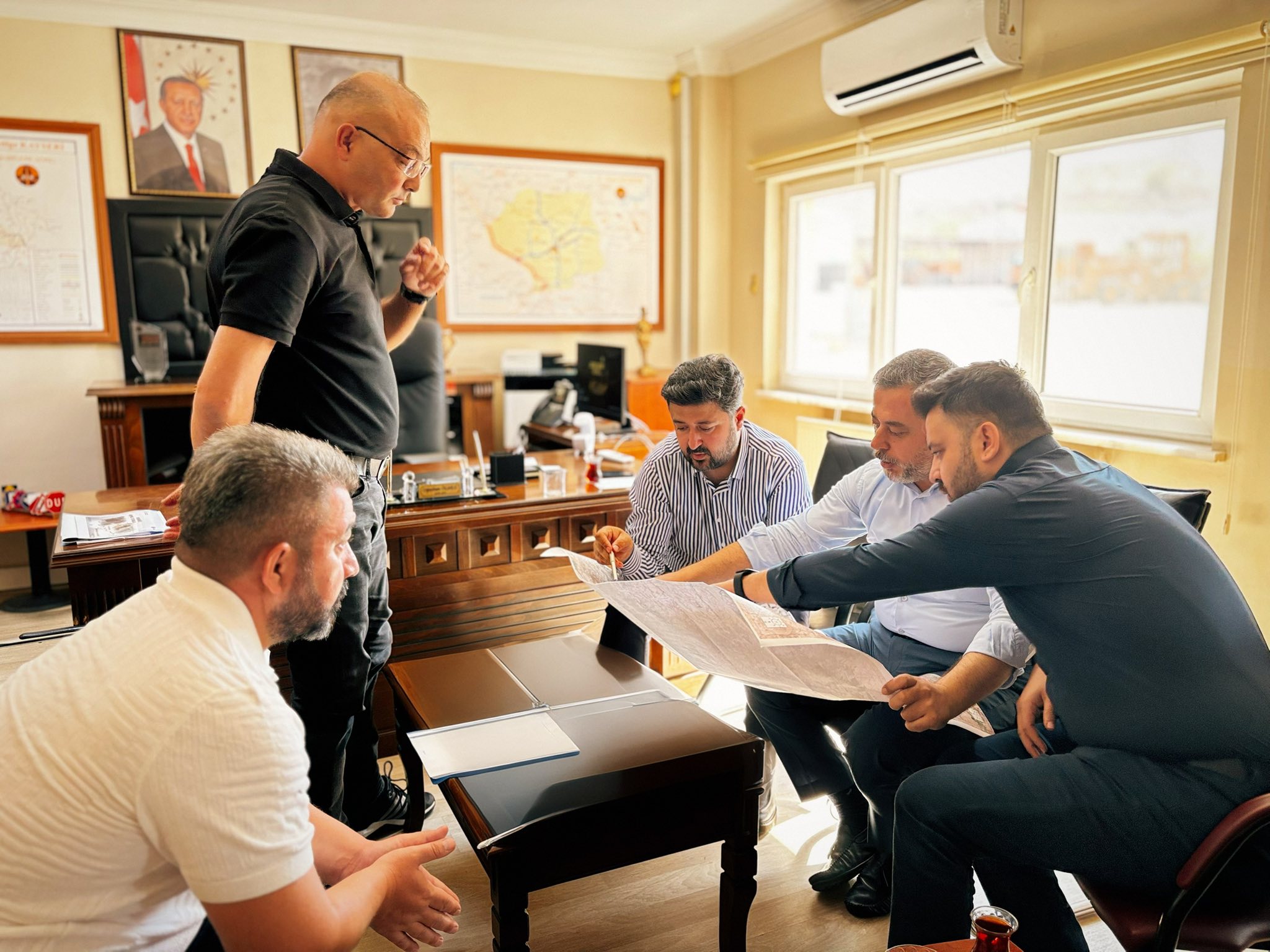 AK Parti Heyeti, Karayolları 67. Şube Şefliği’nde