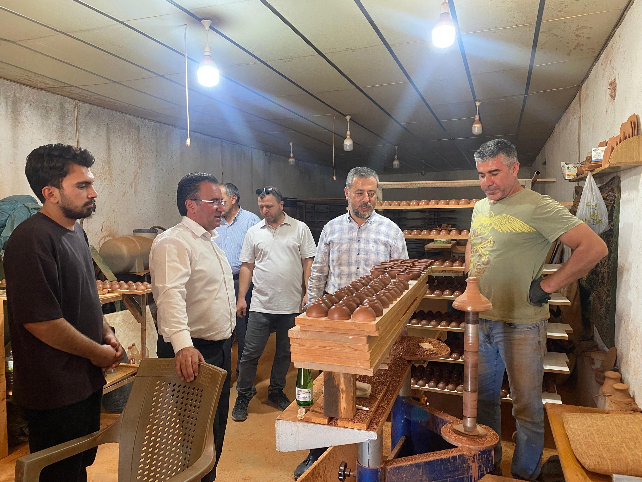 Özgün, Çanak Ustalarını İşliklerde Ziyaret Etti