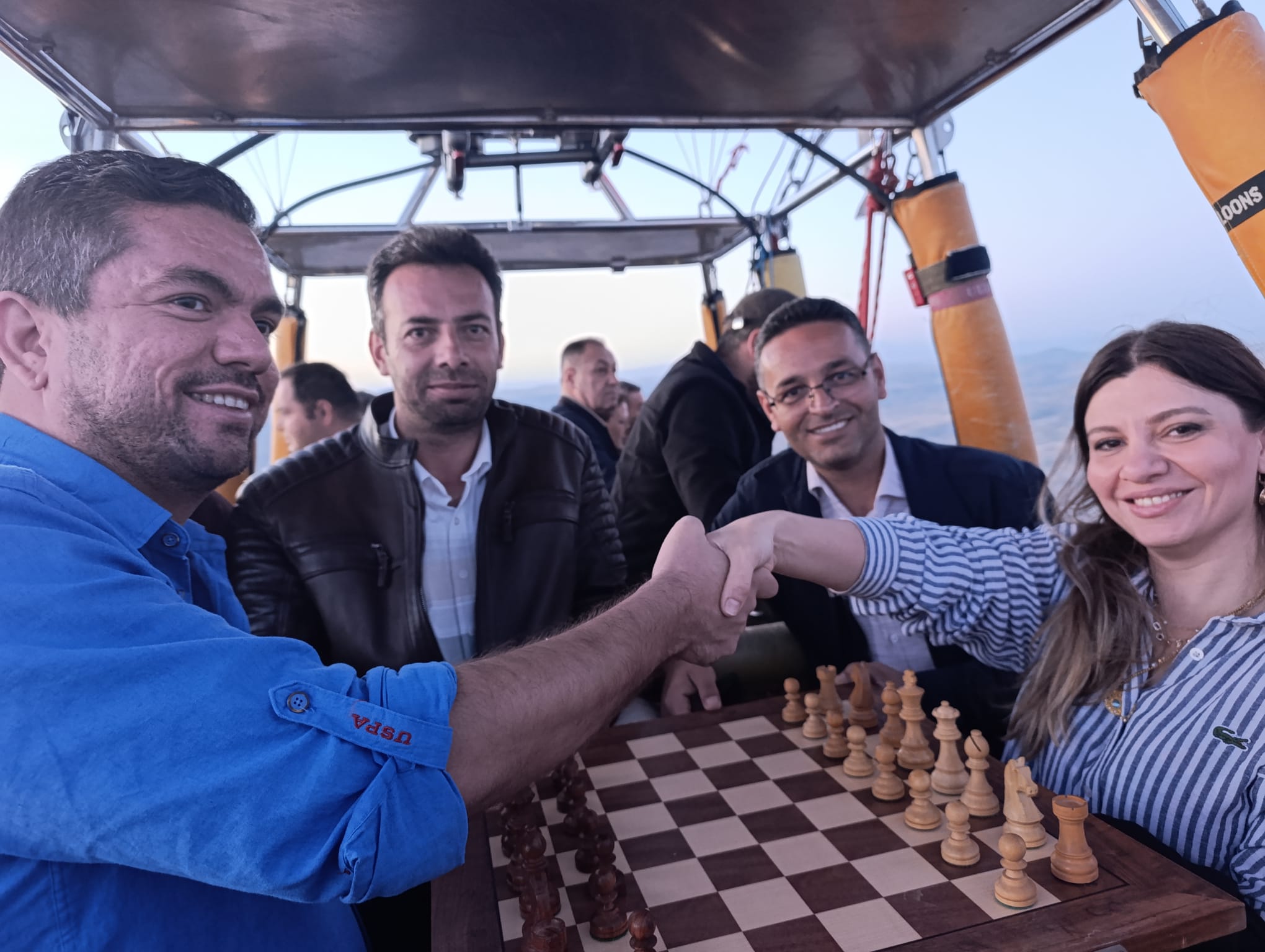 Kapadokya’da Dünyada Bir İlk: Gökyüzünde Satranç Maçı