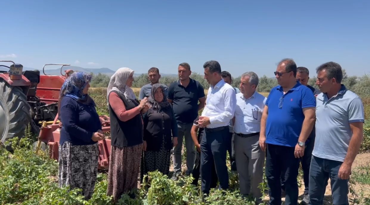CHP Genel Başkan Yardımcısı Adem,  Derinkuyu İlçesinde Patates Üreticilerinin Sorunlarını Dinledi