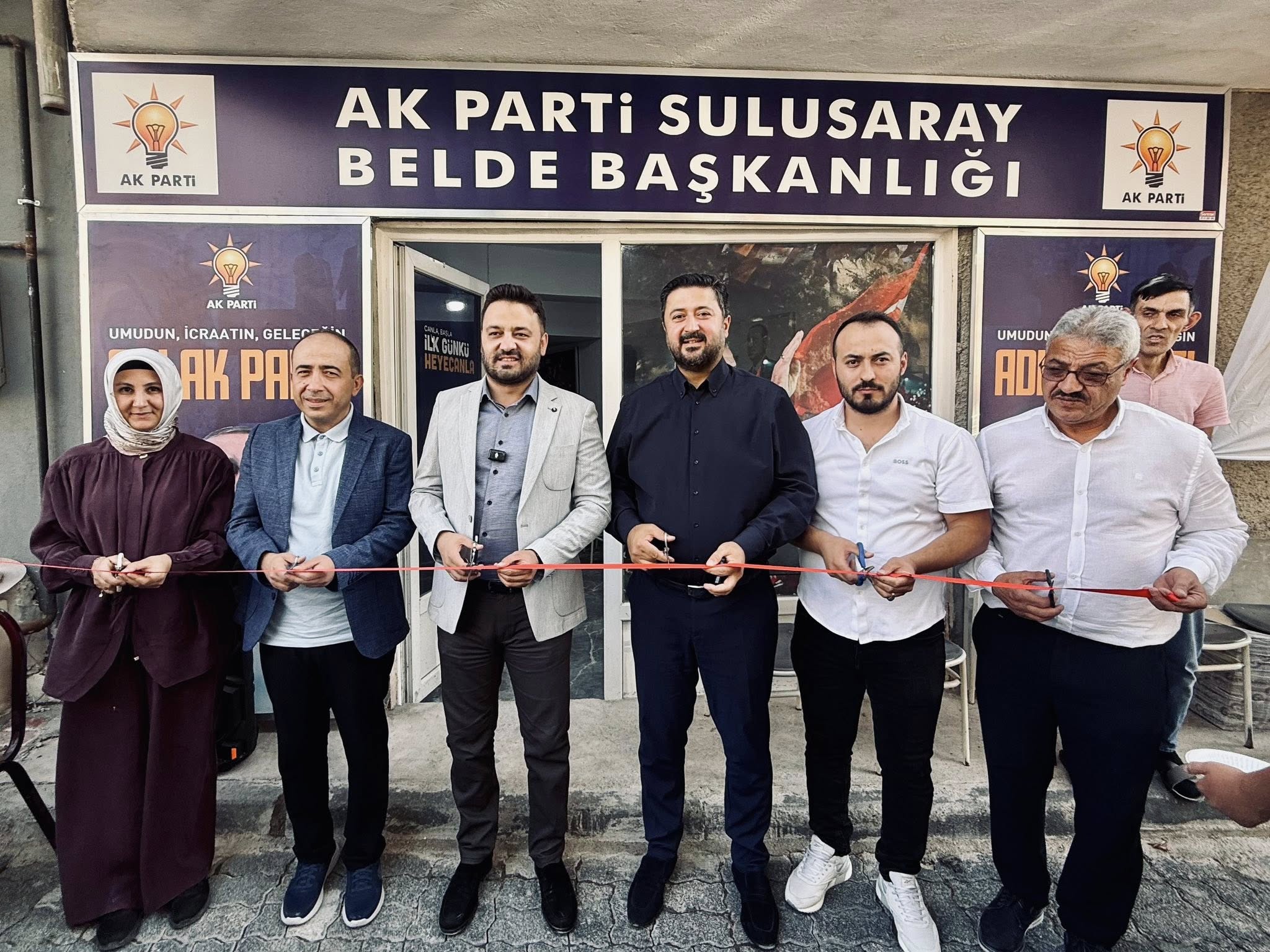 SULUSARAY  AK PARTİ BELDE BAŞKANLIĞI AÇILDI