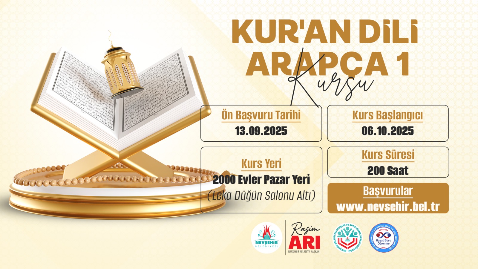 KAPEM’de 2 Farklı Kurs İçin Kayıtlar Yarın Başlıyor