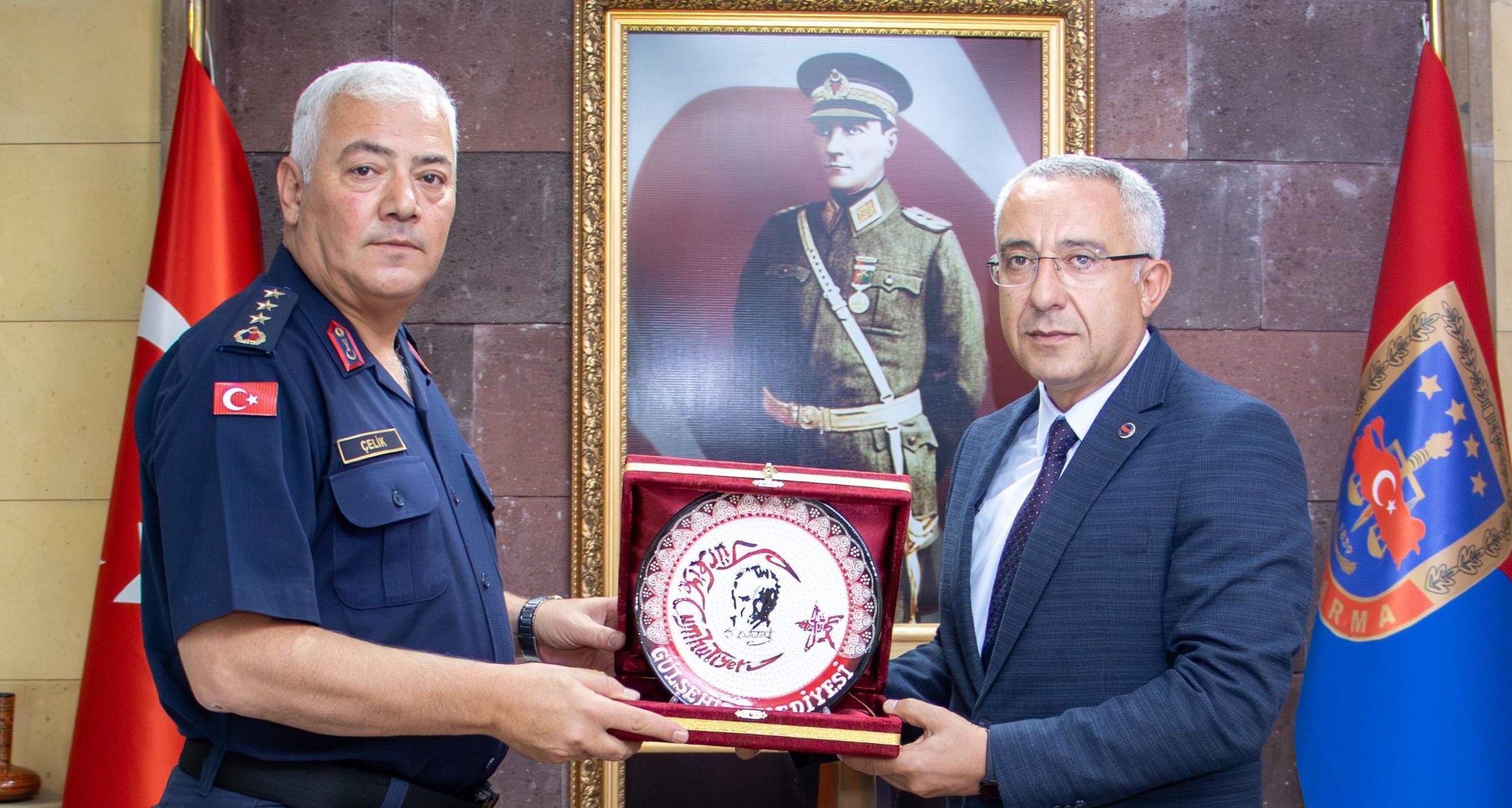Başkan Çiftçi’den İl Jandarma Komutanı Çelik’e Hayırlı Olsun Ziyareti