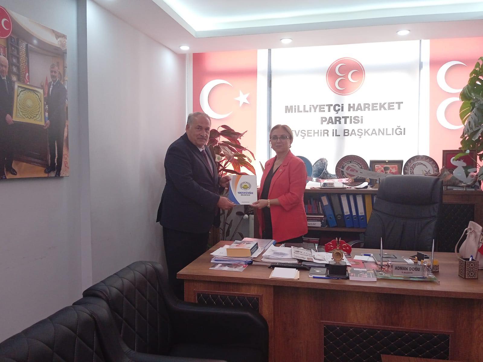 Yazıhüyük Belediye Başkanı Demirdelen, MHP’li Kılıç’a Alt Yapı Sorunlarını Aktardı