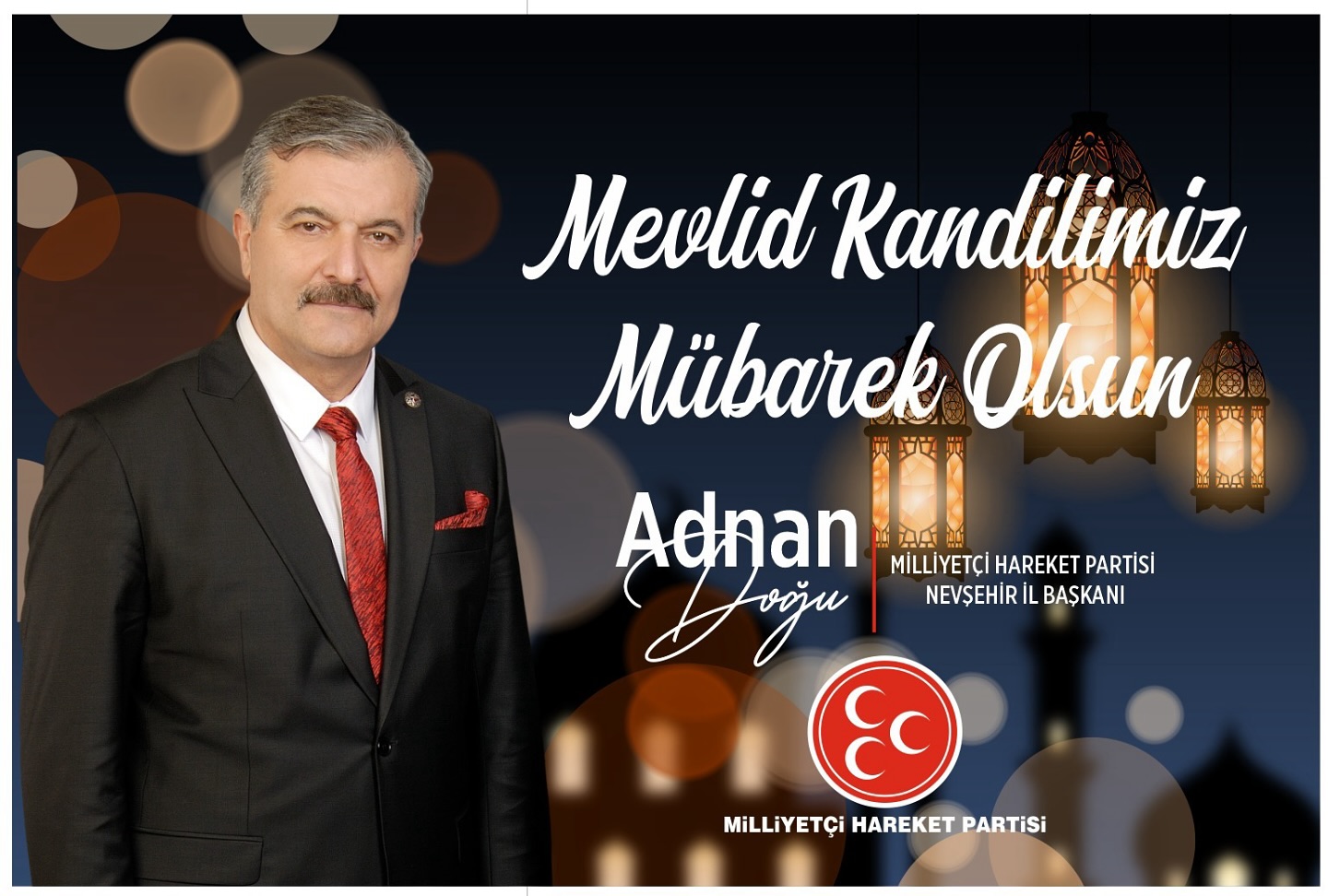MHP İl Başkanı Doğu’dan Mevlid Kandili Mesajı