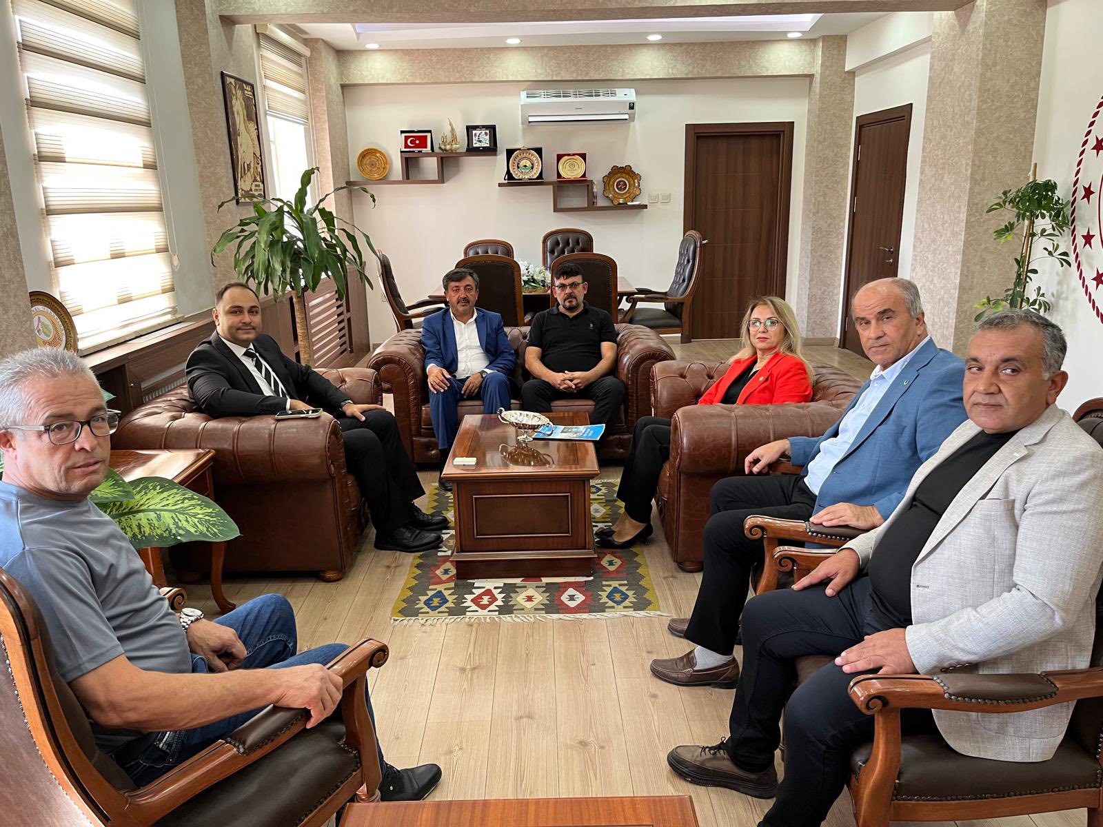 MHP HEYETİ,ACIGÖL KAYMAKAMI CELEPCİ’Yİ ZİYARET ETTİ