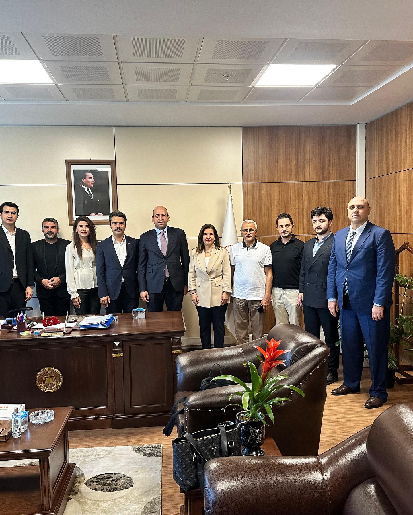 Genç Nevşehirliler Derneği Yönetimi, Hemşehrimiz Ankara Batı Adliyesi Başsavcı Vekili Yapar’ı Ziyaret Etti