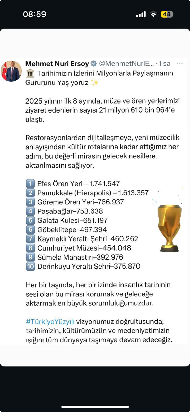 Başkan Çekiç: “ Kaymaklı Yine Zirvede!”