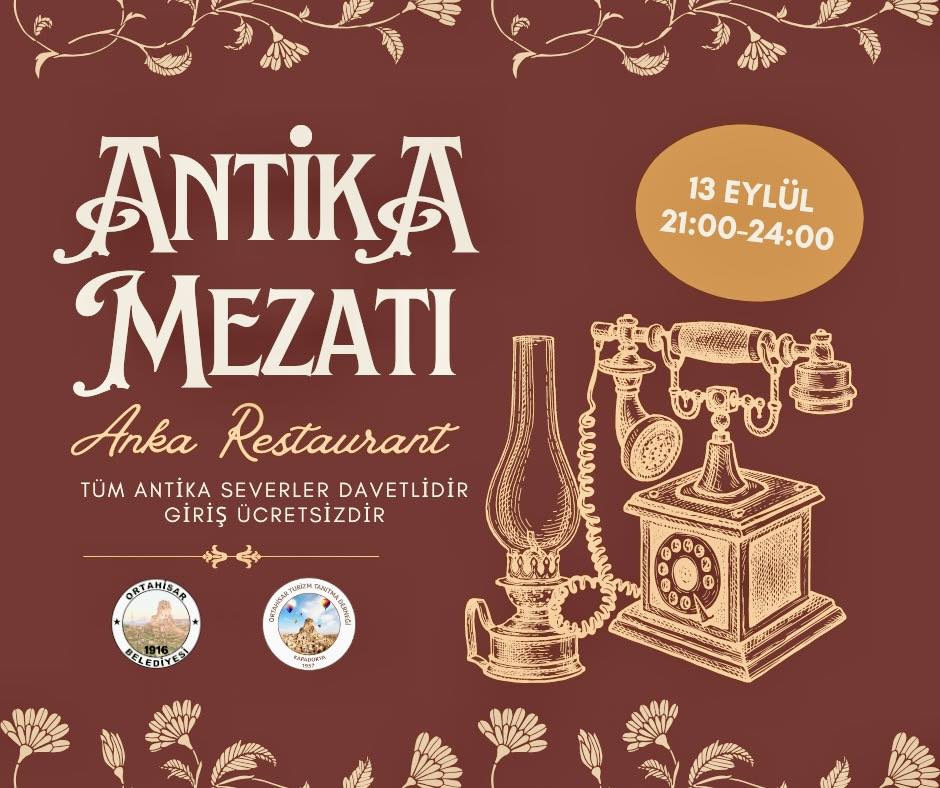 Ortahisar’da  13 Eylül Cumartesi Günü, Antika Mezatı Düzenlenecek