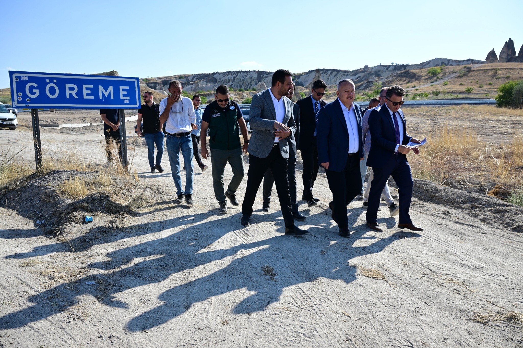 GÖREME  KAVŞAĞI İLE AVANOS KAVŞAĞI ARASINA BİSİKLET VE YÜRÜYÜŞ YOLU GÜZERGAHI YAPILACAK
