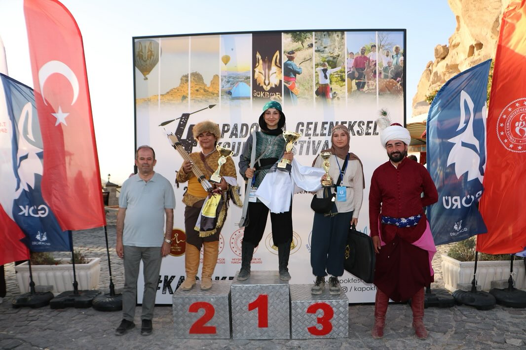 UÇHİSAR BELDESİNDE OKÇULUK FESTİVALİ SONA ERDİ