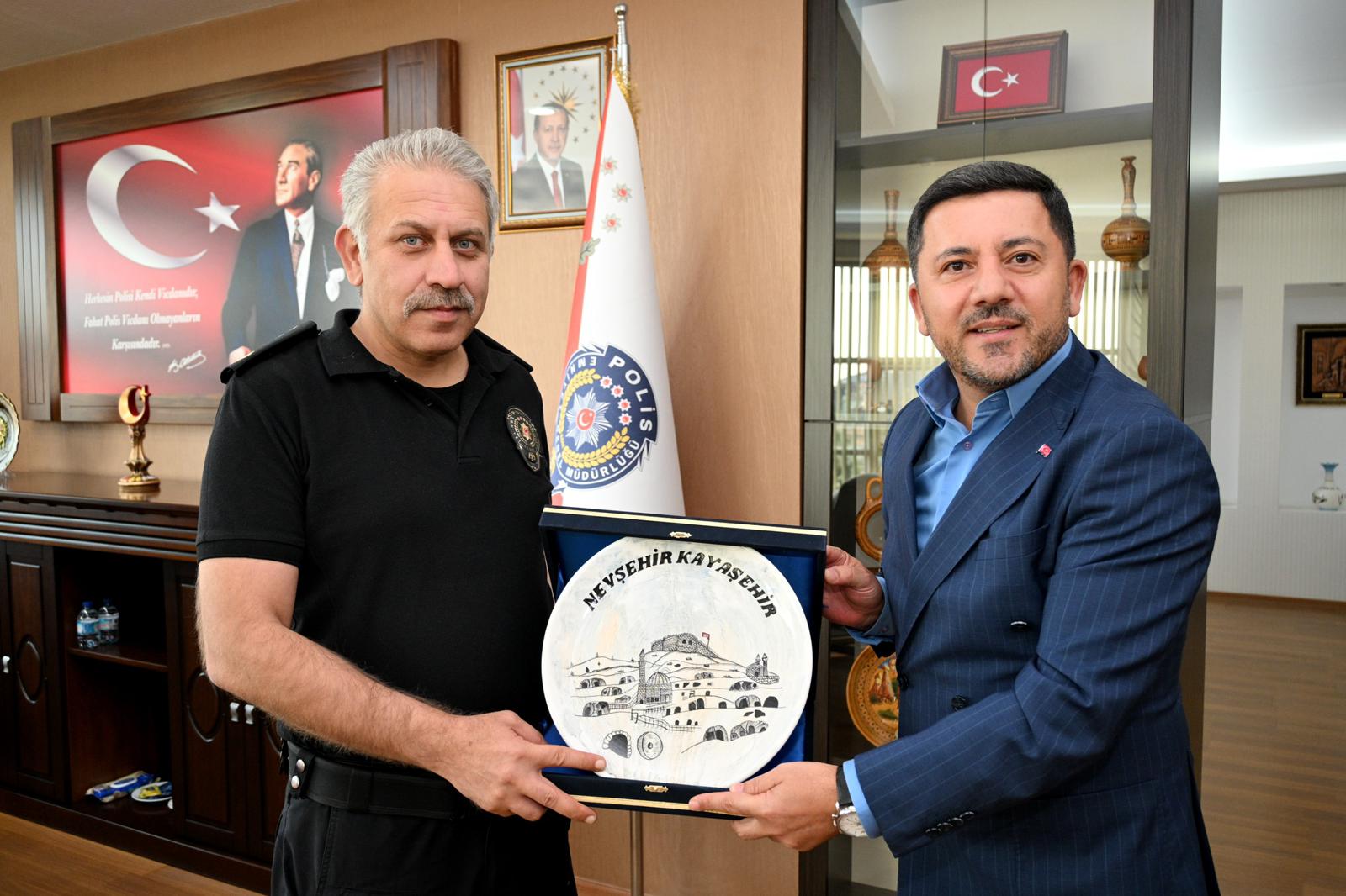 Başkan Arı’dan İl Emniyet Müdürü Serkan Karaman’a Hayırlı Olsun Ziyareti