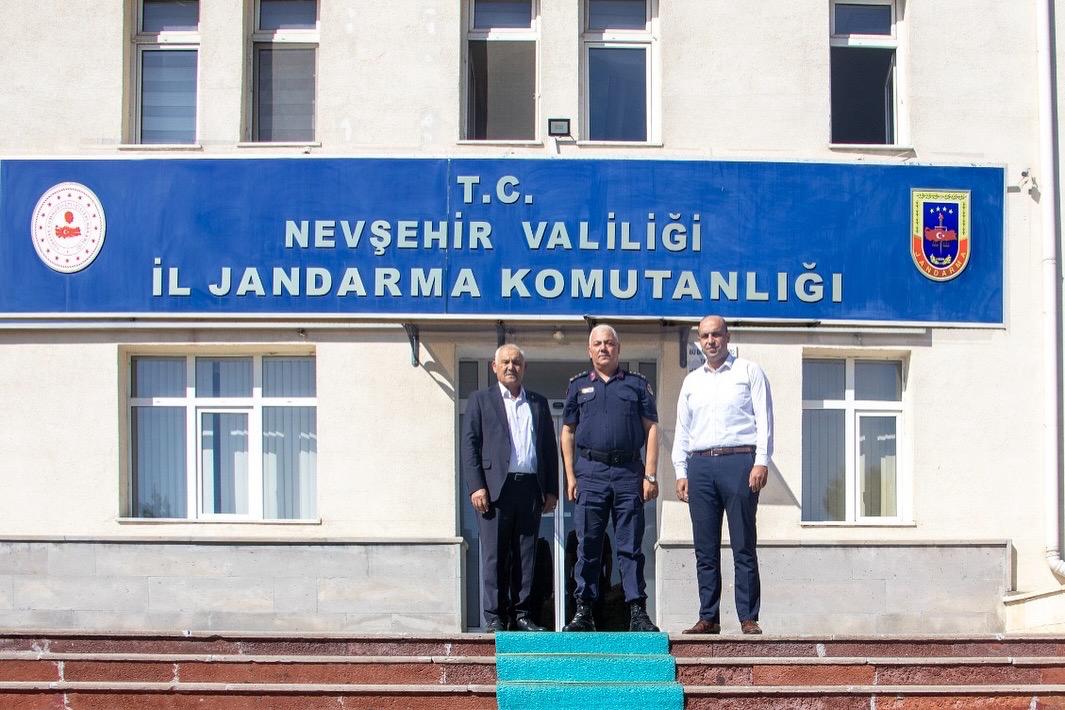 Pınarbaşı, İl Jandarma Komutanına Hayırlı Olsun Ziyaretinde Bulundu  