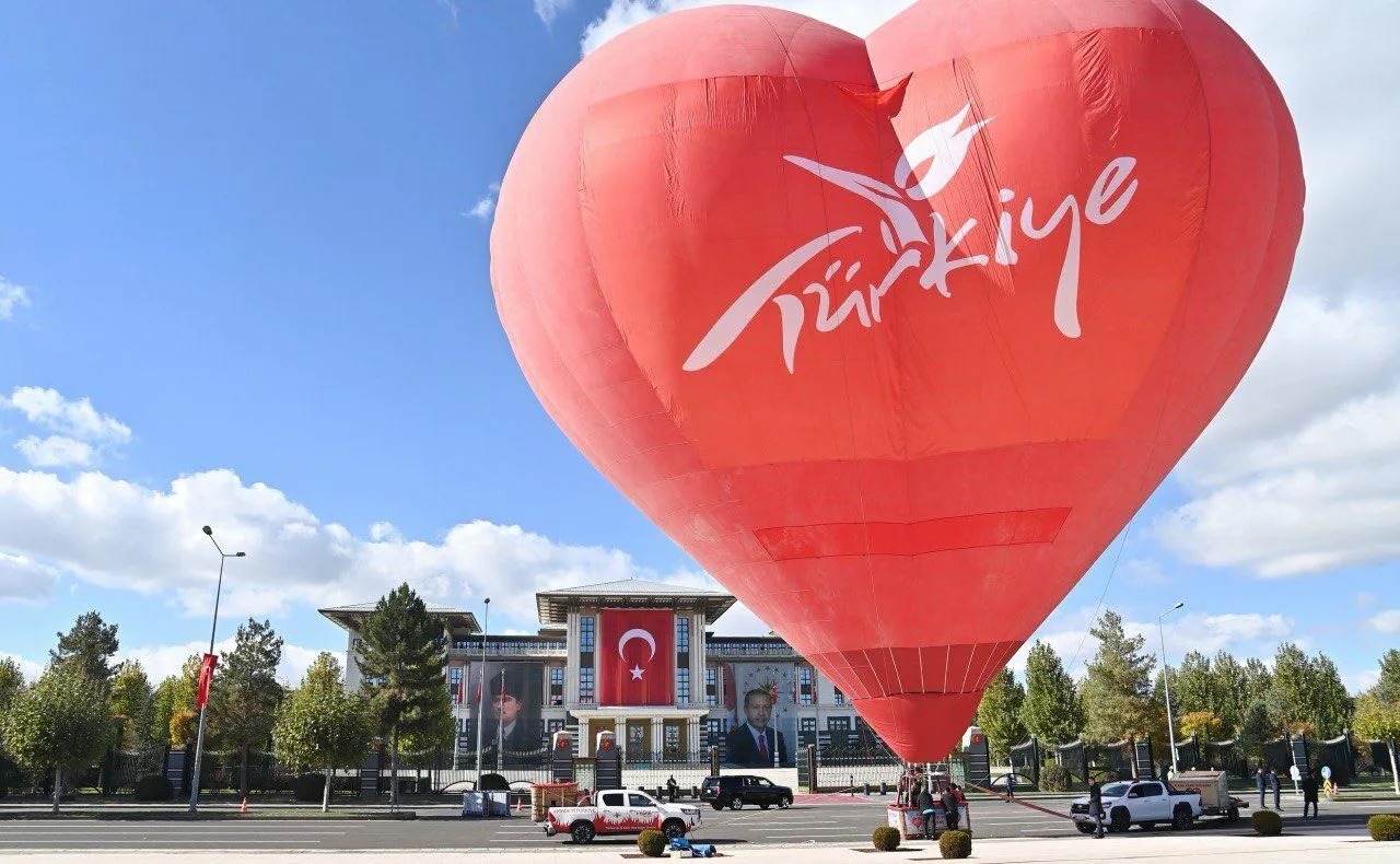 Ankara Semaları, Kapadokya Balonları İle Süslendi