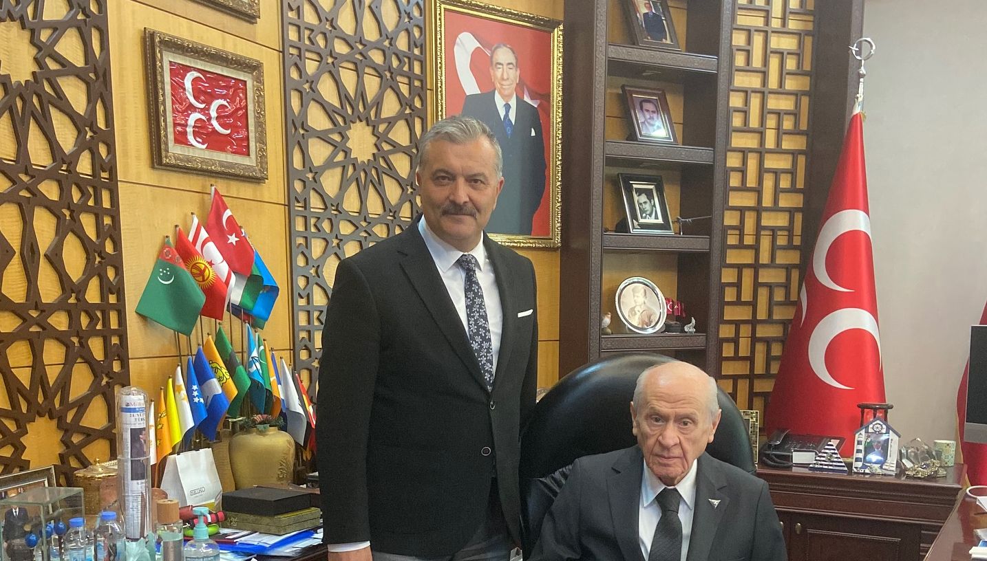 MHP İL BAŞKANI DOĞU VE BAŞKAN YARDIMCISI ERTOSUN, MHP LİDERİ BAHÇELİ İLE GÖRÜŞTÜ