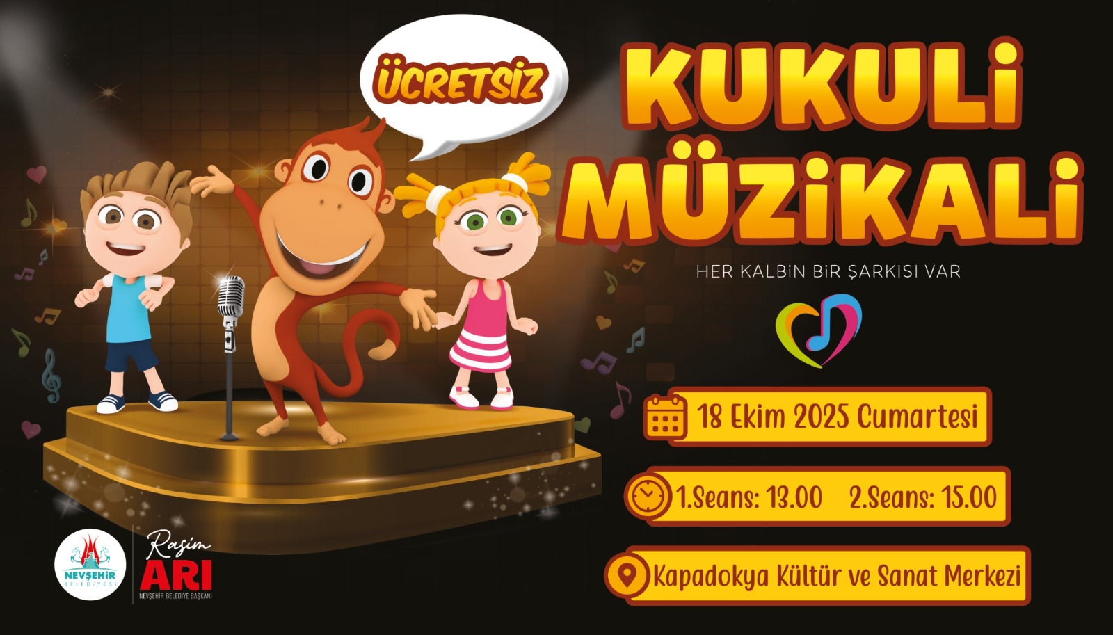 Nevşehir Belediyesi, Kukuli Müzikali Düzenleyecek