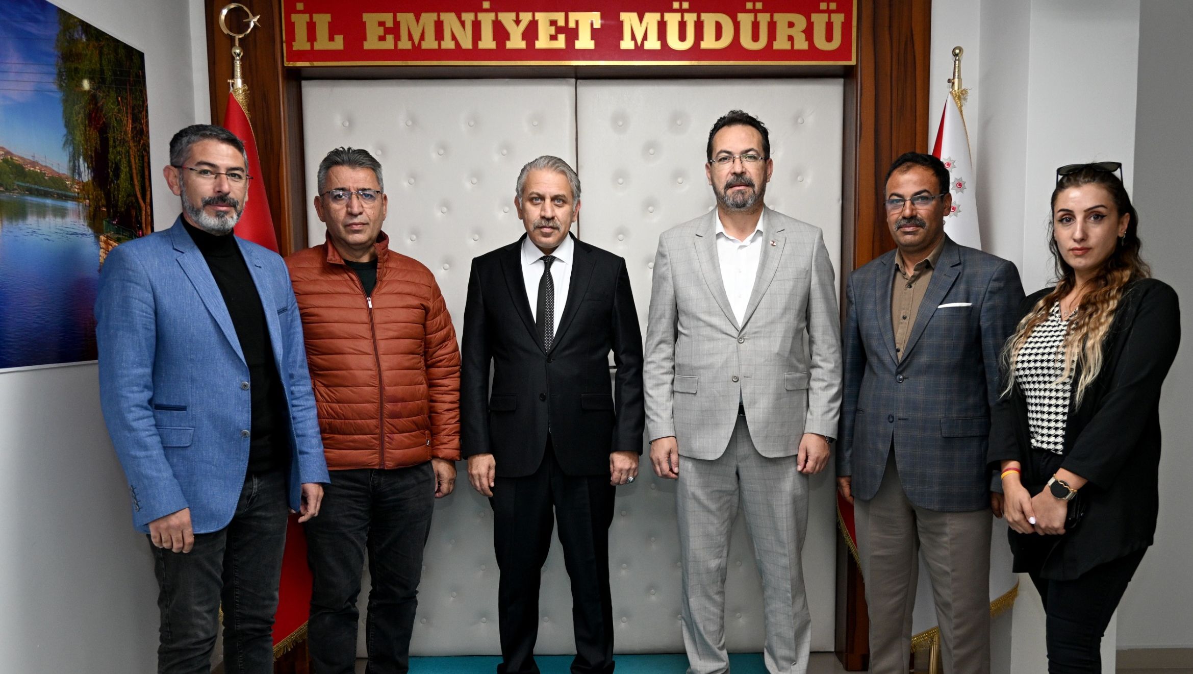 Gazetecilerden Emniyet Müdürü Karaman’a Hayırlı Olsun Ziyareti