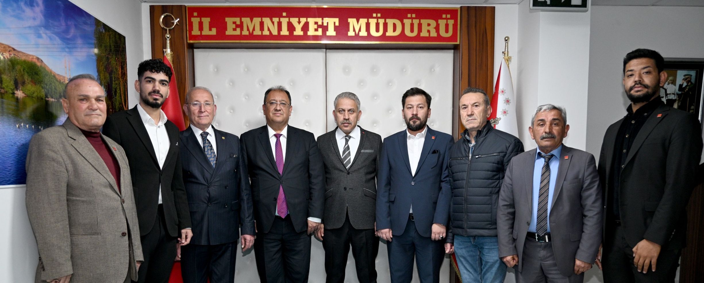 CHP İL VE MERKEZ İLÇE YÖNETİMİNDEN KARAMAN’A HAYIRLI OLSUN ZİYARETİ