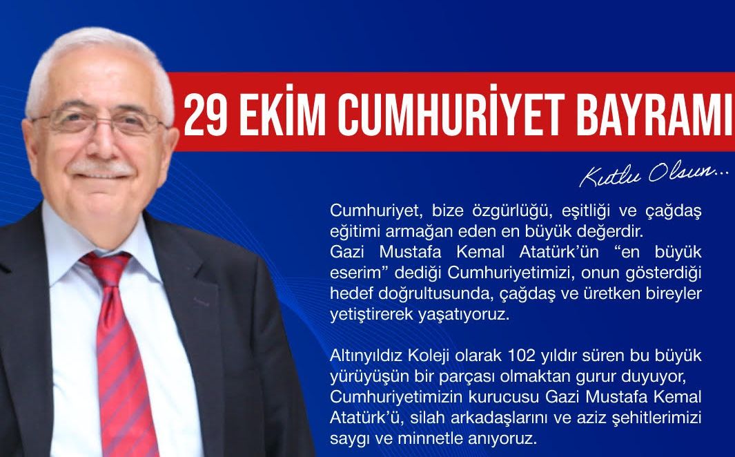 ÖZALTIN’DAN 29 EKİM CUMHURİYET BAYRAMKI MESAJI