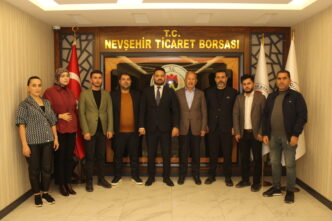 AK Parti Nevşehir Heyeti, Ticaret Borsası’nı Ziyaret Etti