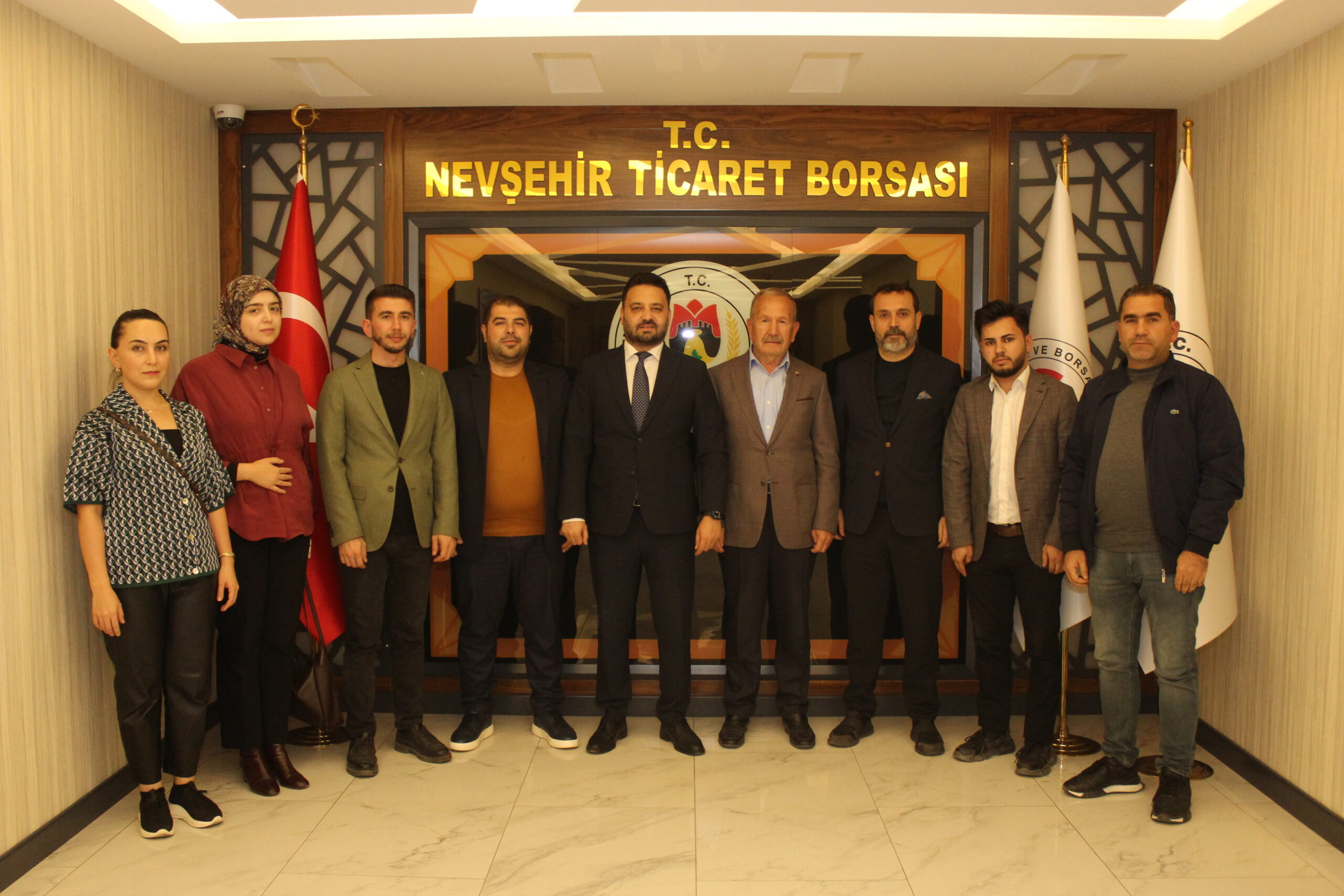 AK Parti Nevşehir Heyeti, Ticaret Borsası’nı Ziyaret Etti