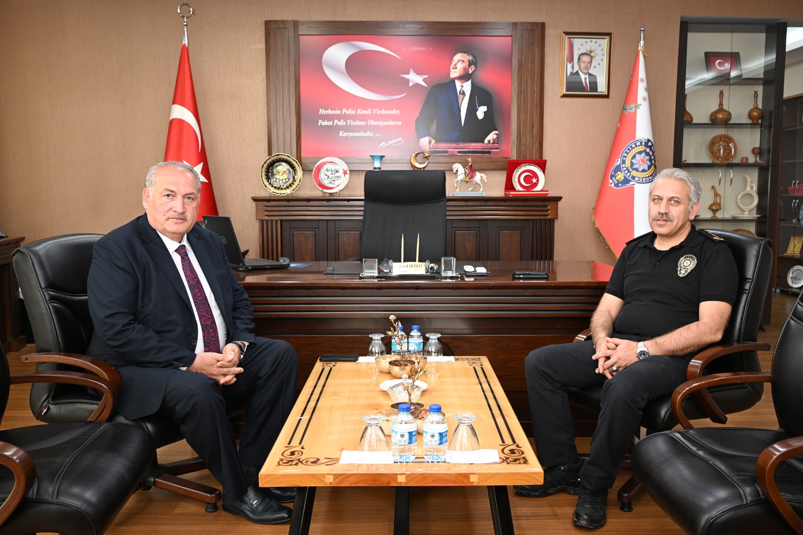 Başkan Demirdelen’den Emniyet Müdürü Karaman’a Hayırlı Olsun Ziyareti