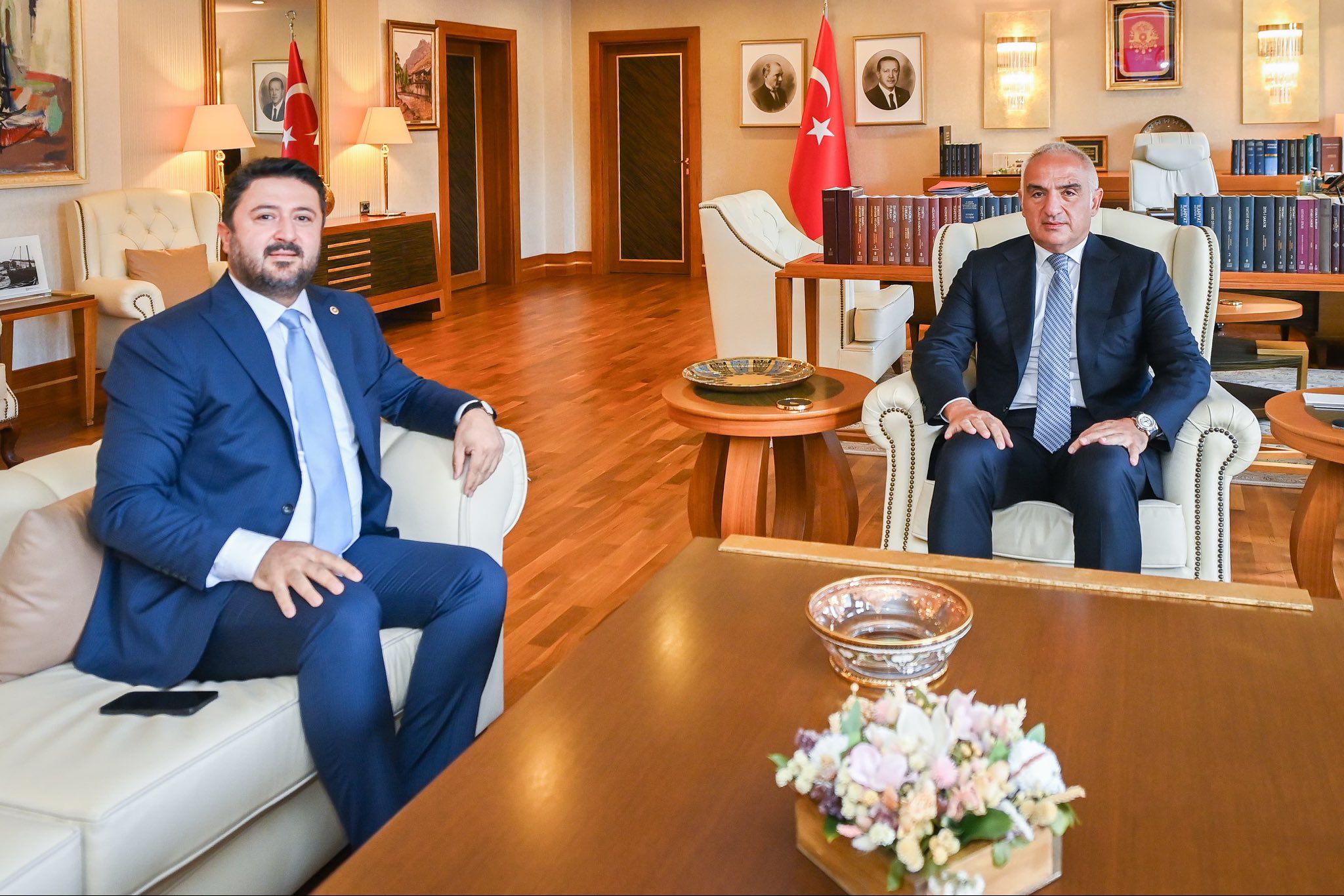 Milletvekili Emre Çalışkan’dan Kültür ve Turizm Bakanı Ersoy’a Ziyaret