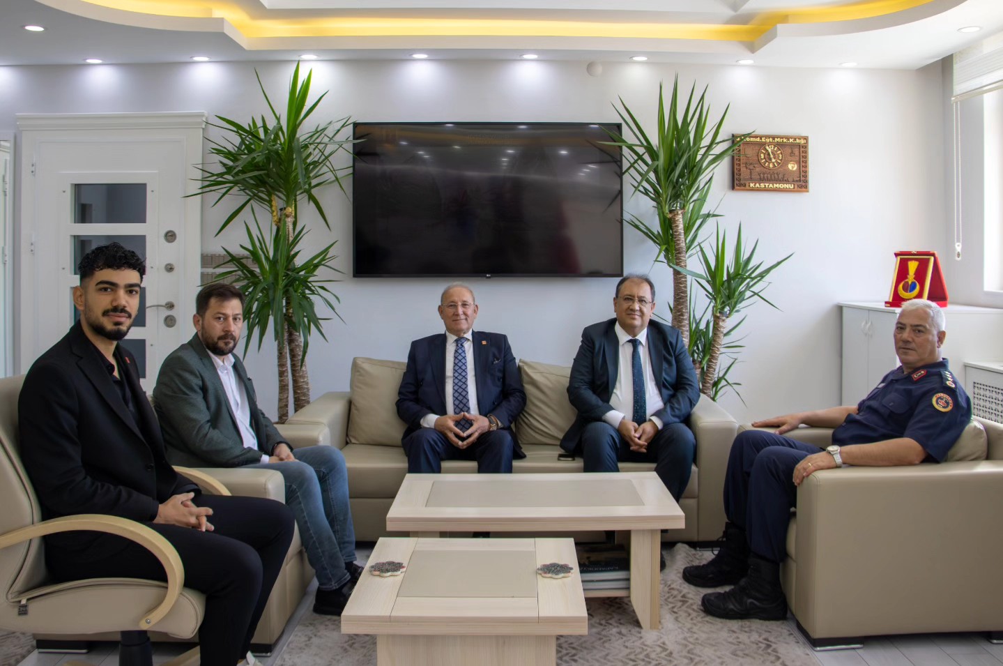 CHP Heyetinden İl Jandarma Komutanı Çelik’e Hayırlı Olsun Ziyareti